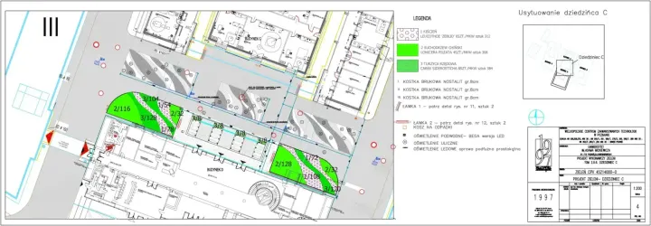 Wielkopolskie Centrum Zaawansowanych Technologii w Poznaniu: projekt ogrodu, wizualizacja