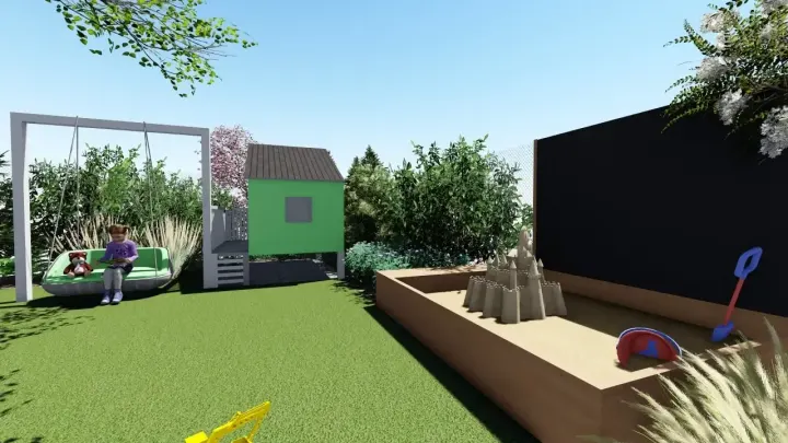 Ogród linearny: zdjęcie z realizacji 13