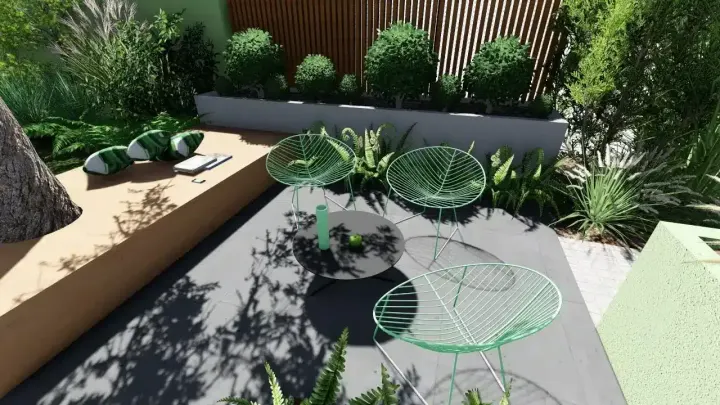 Ogród linearny: zdjęcie z realizacji 5