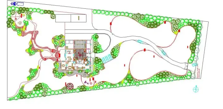 Ogród z dziedzińcem: projekt ogrodu, wizualizacja