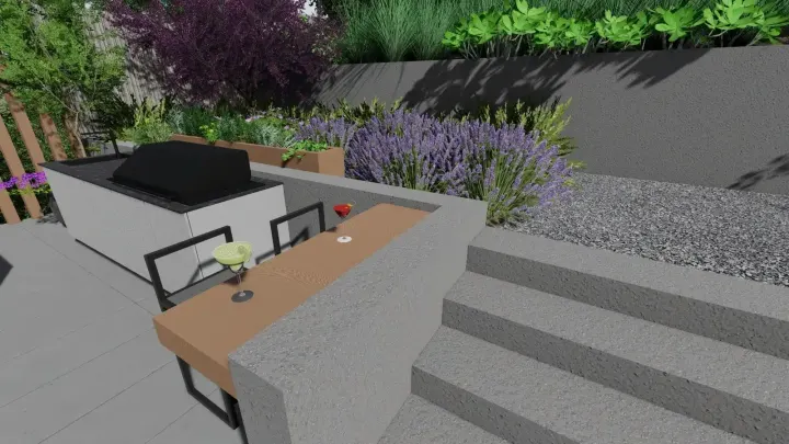 Projekt nowoczesnego ogrodu: zdjęcie z realizacji 8