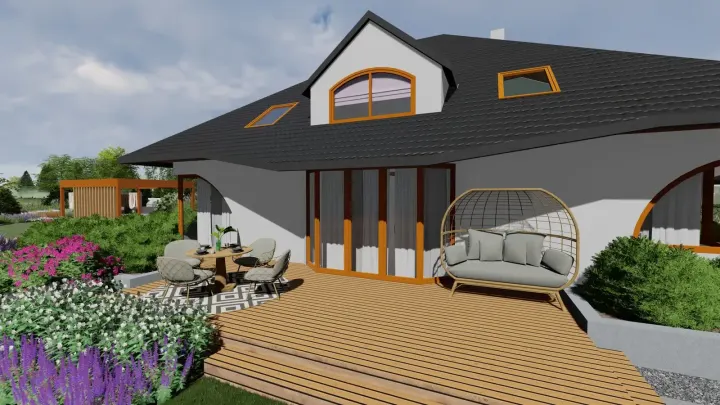 Projekt ogrodu z grillem: zdjęcie z realizacji 6