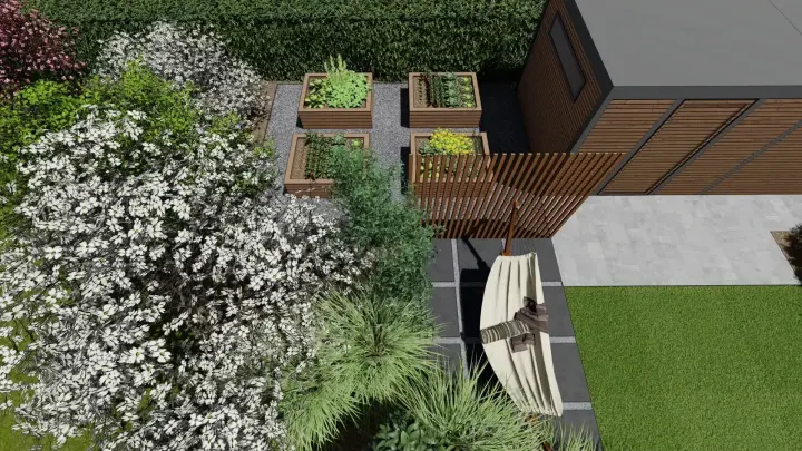 Projekt ogrodu z jacuzzi: zdjęcie z realizacji 12