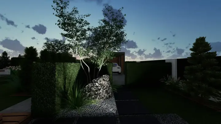 Projekt ogrodu z jacuzzi: zdjęcie z realizacji 9