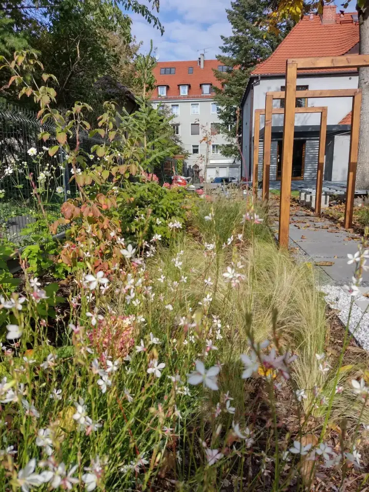 Realizacja ogrodu w Gliwicach: projekt ogrodu, wizualizacja 4