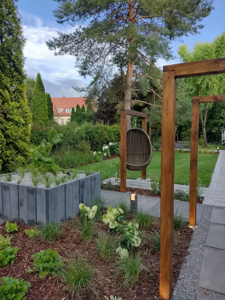 Realizacja ogrodu w Gliwicach: projekt ogrodu, wizualizacja 37