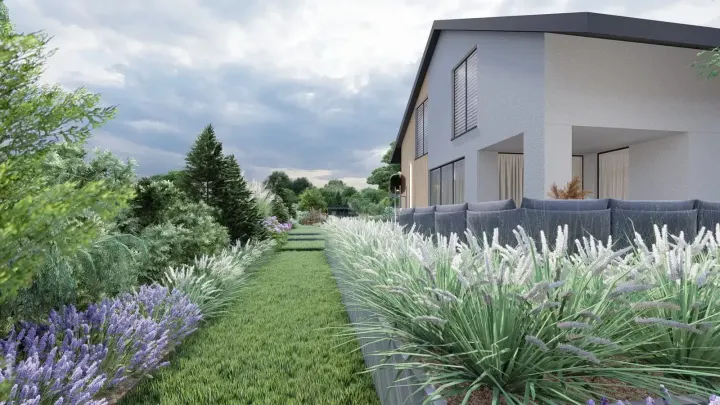 Projekt ogrodu w okolicach Poznania: zdjęcie z realizacji 4