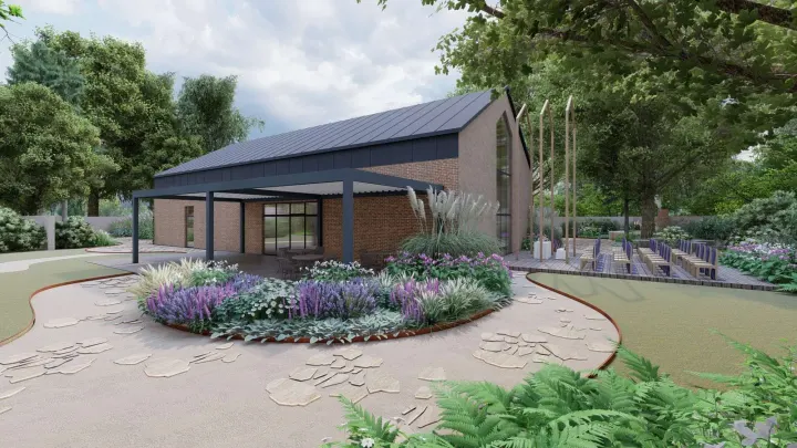 OGRÓD W STYLU ŚRÓDZIEMNOMORSKIM: projekt ogrodu, wizualizacja 11