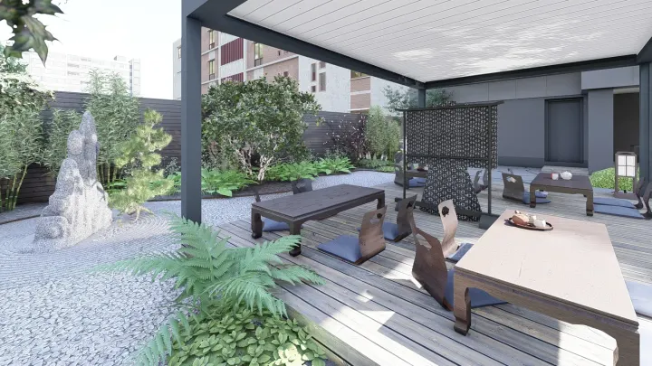 PROJEKT OGRODU W STYLU JAPOŃSKIM: zdjęcie z realizacji 11